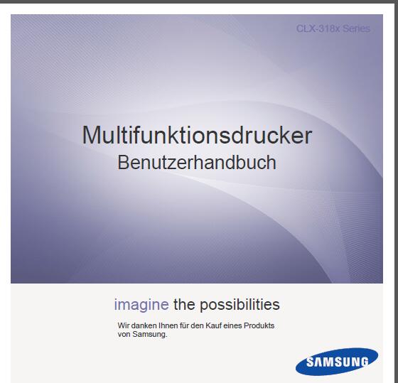 Samsung CLX-3185 Bedienungsanleitung