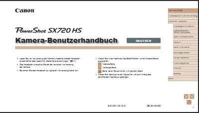 Canon PowerShot SX720 HS Bedienungsanleitung