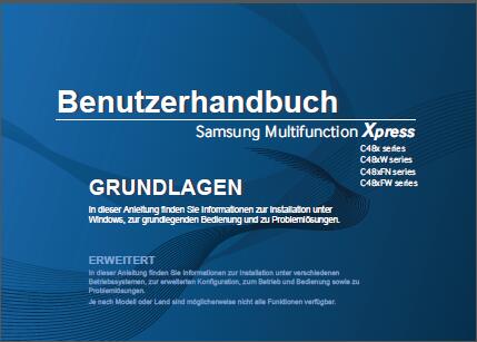 Samsung SL-C480FW Bedienungsanleitung 