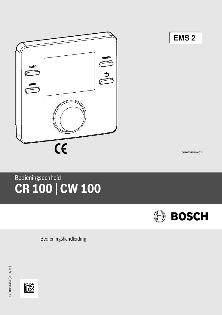 Bosch CR 100 Bedienungsanleitung