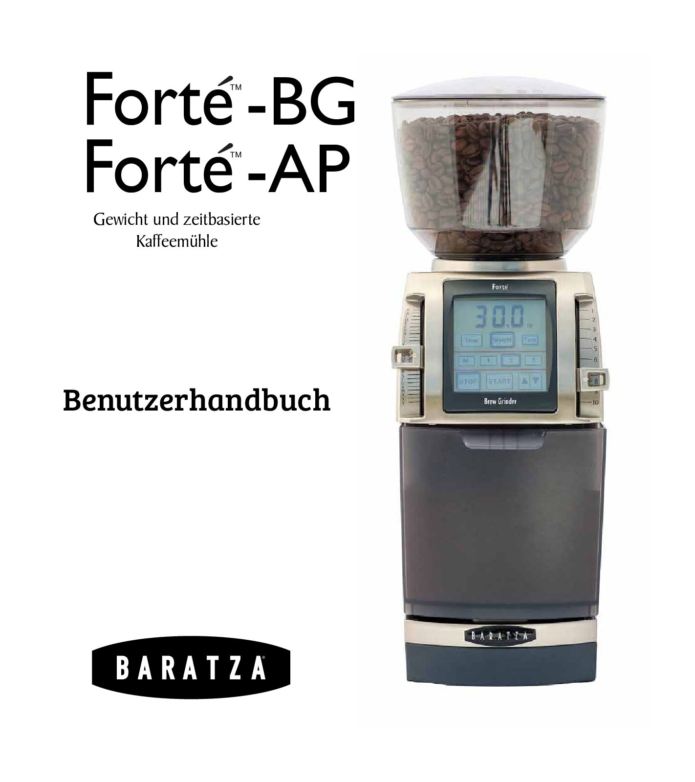 Baratza Forte Bedienungsanleitung