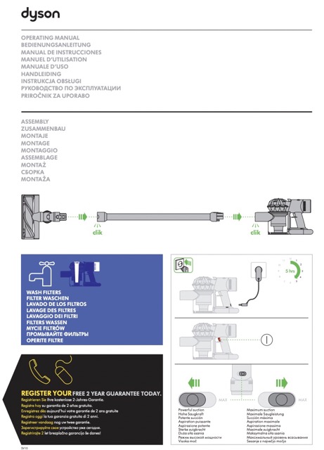 Dyson-V8-Absolute-Bedienungsanleitung