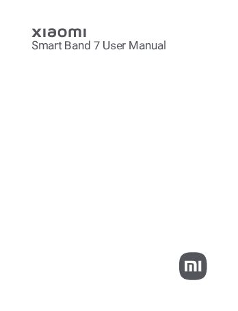 Xiaomi Smart Band 7 Bedienungsanleitung