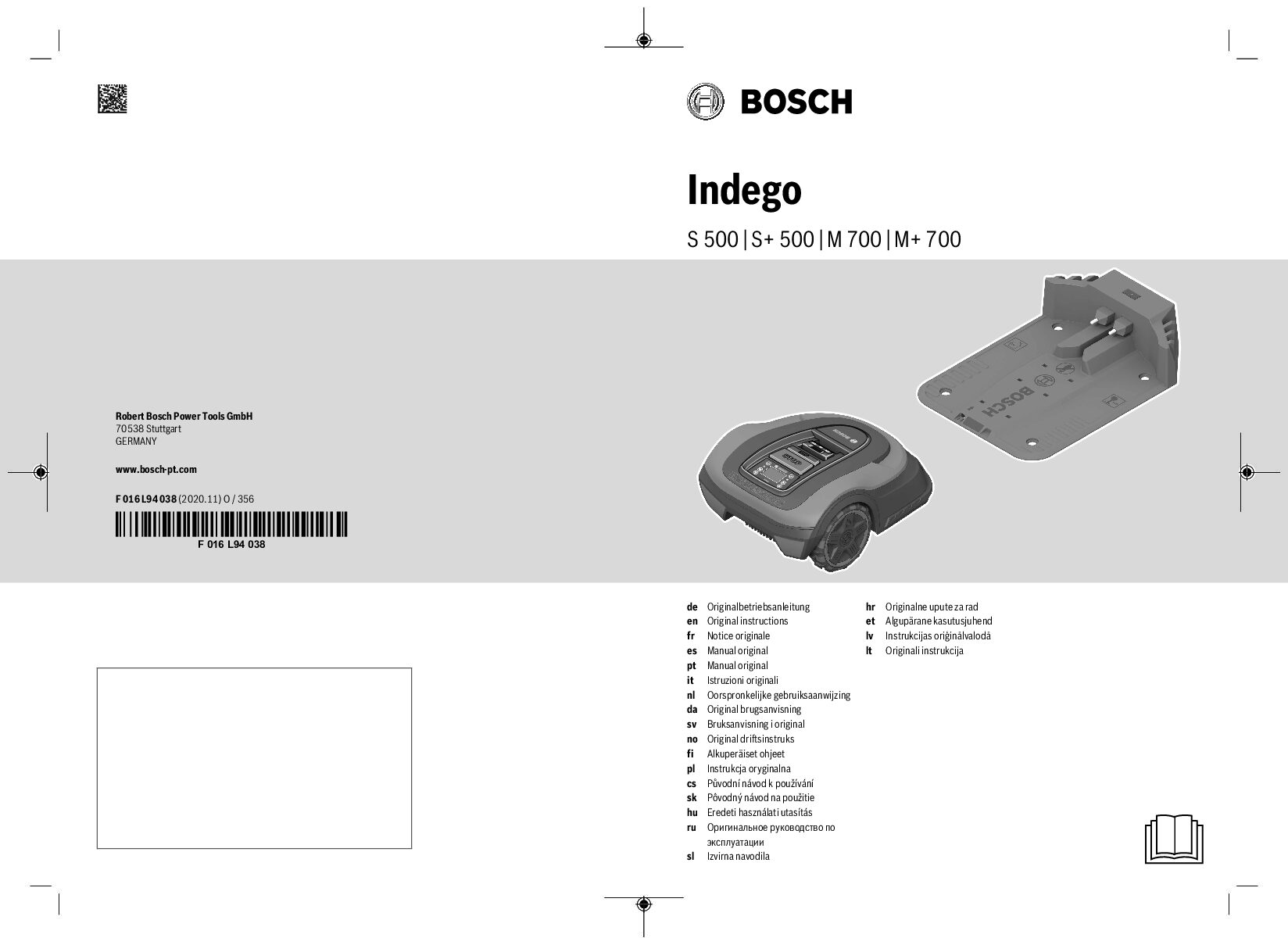 Bosch Indego S 500 Bedienungsanleitung
