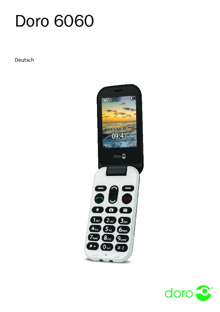 Doro 6060 Bedienungsanleitung