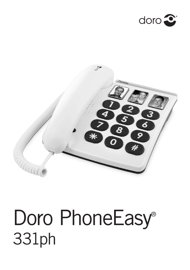 Doro PhoneEasy 331ph Bedienungsanleitung
