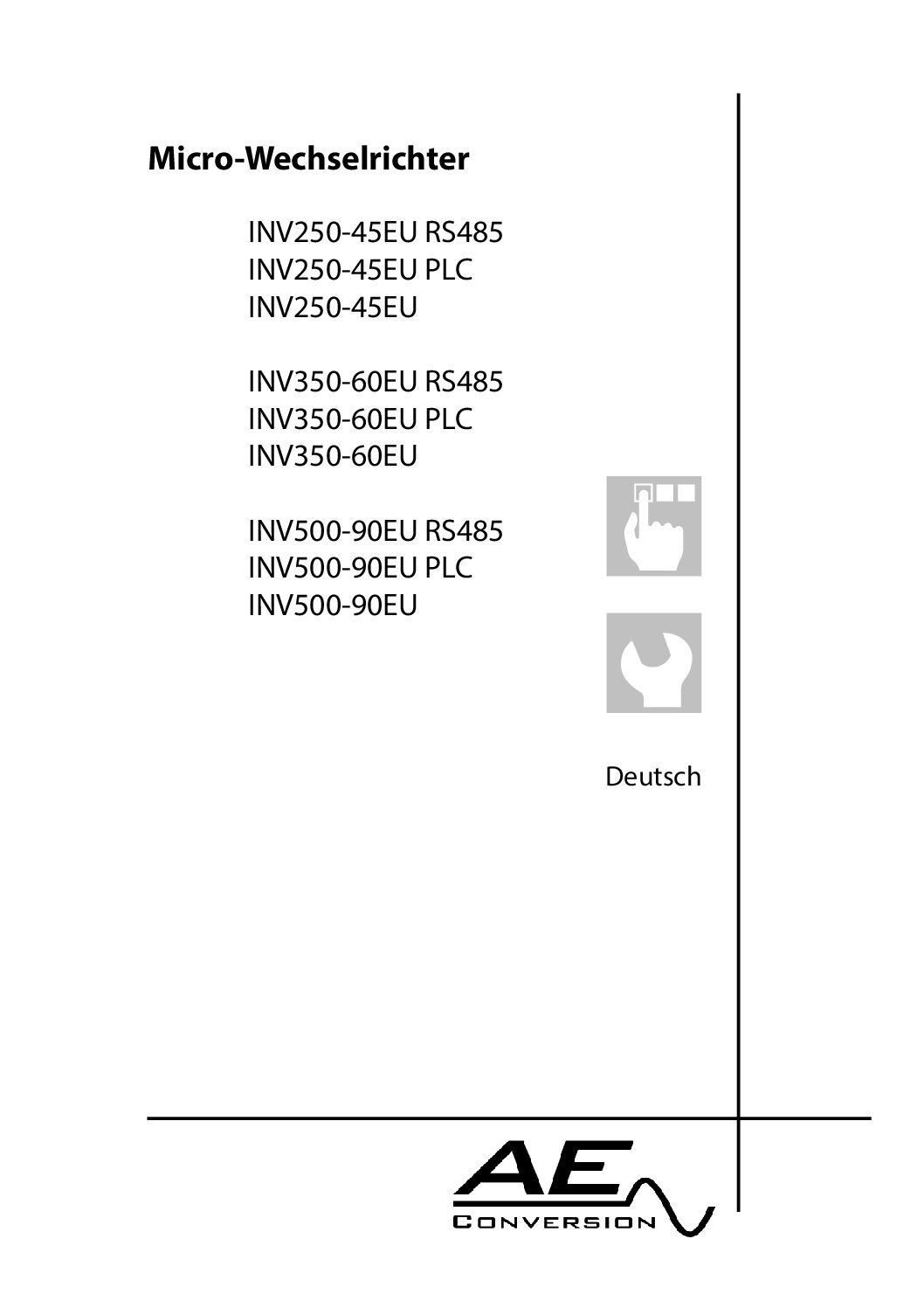 AEconversion INV500-90 Bedienungsanleitung