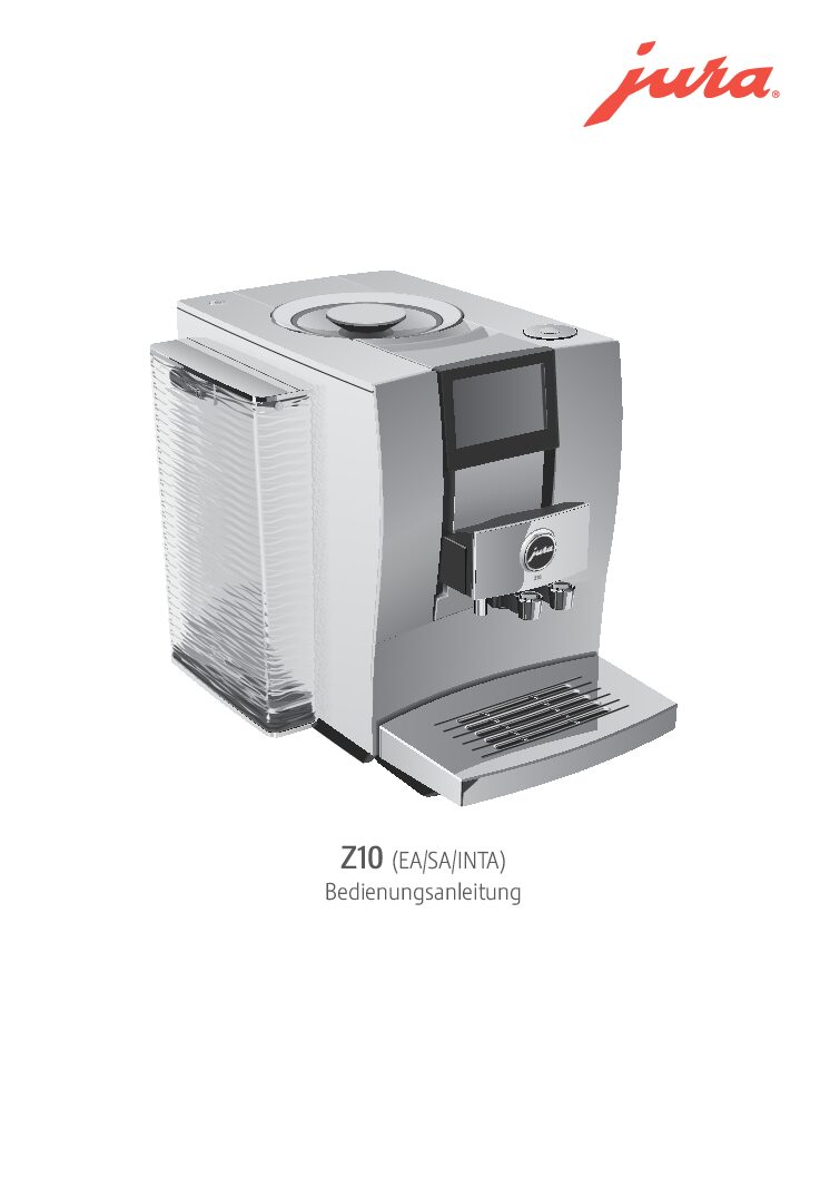 Jura Z10 Bedienungsanleitung