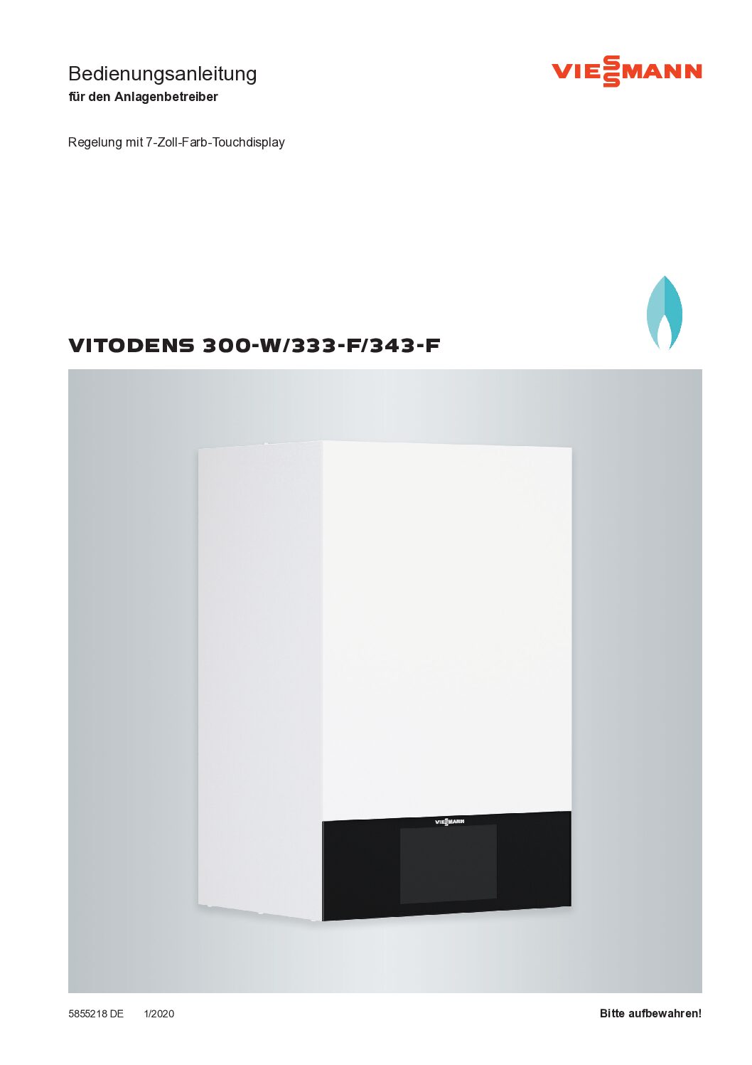 Viessmann Vitodens 300-W Bedienungsanleitung