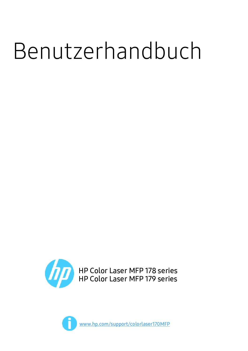 HP Color Laser MFP 179fwg Bedienungsanleitung