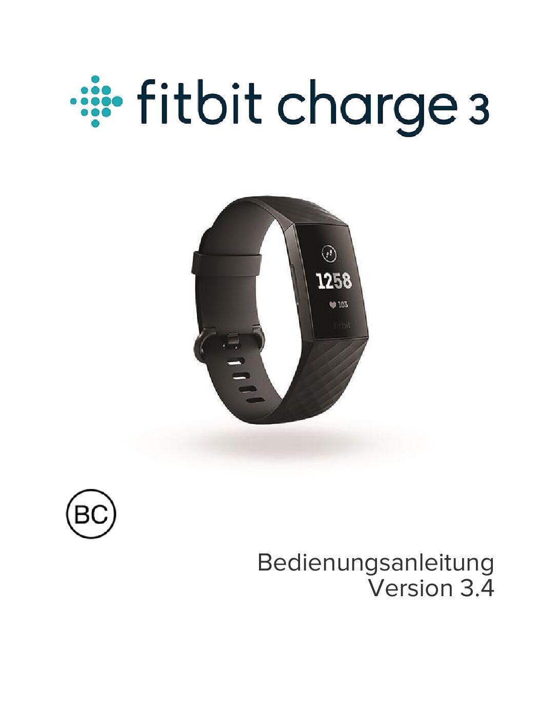Fitbit Charge 3 Bedienungsanleitung