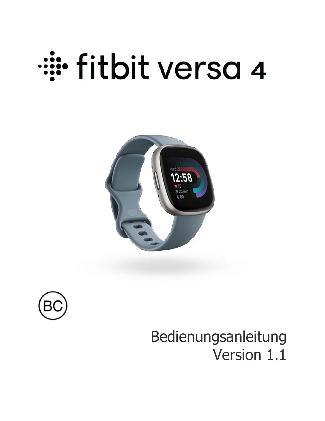 Fitbit Versa 4 Bedienungsanleitung