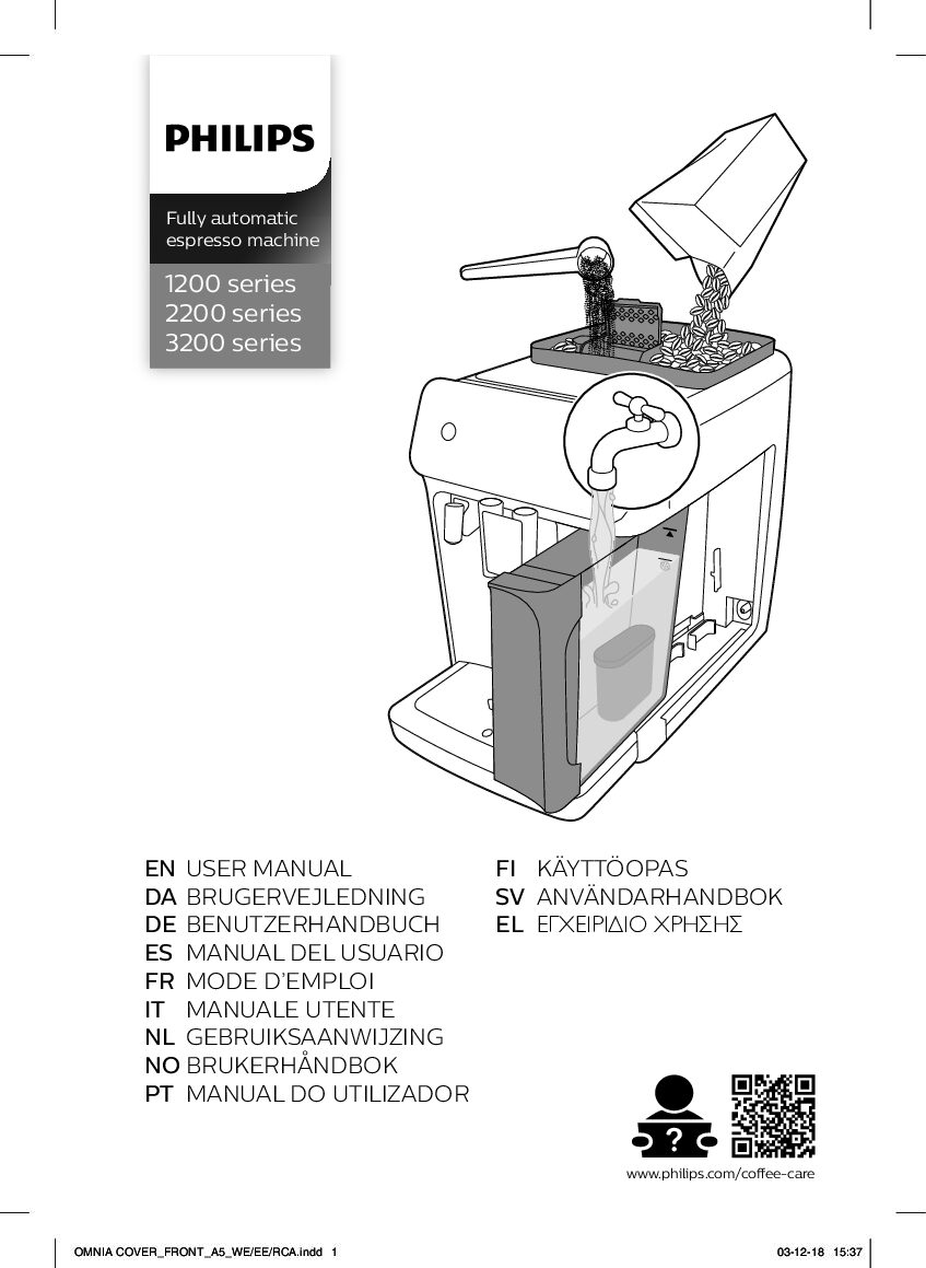 Philips EP2220 Bedienungsanleitung