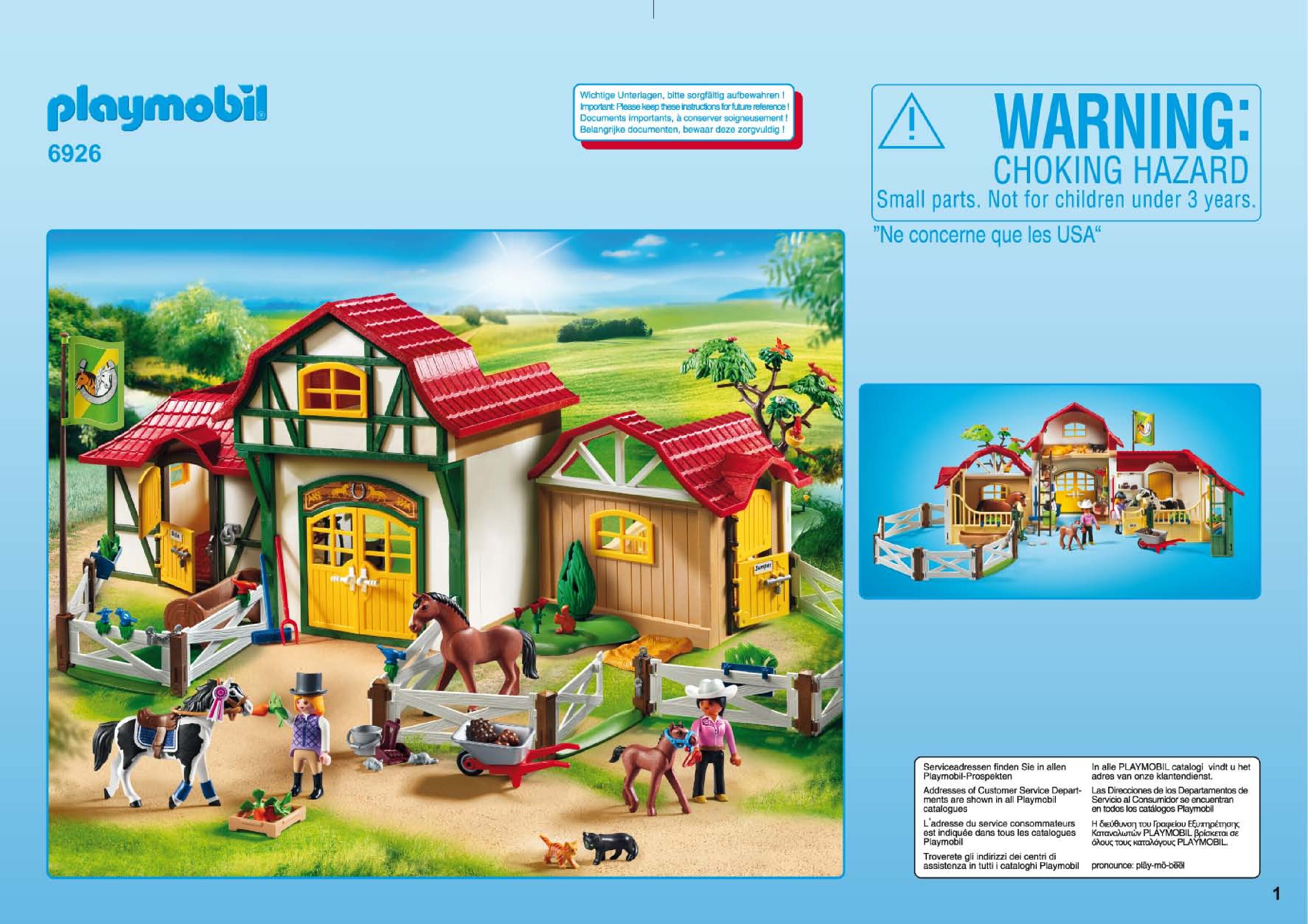 Playmobil 6926 Seite 4 Bedienungsanleitung