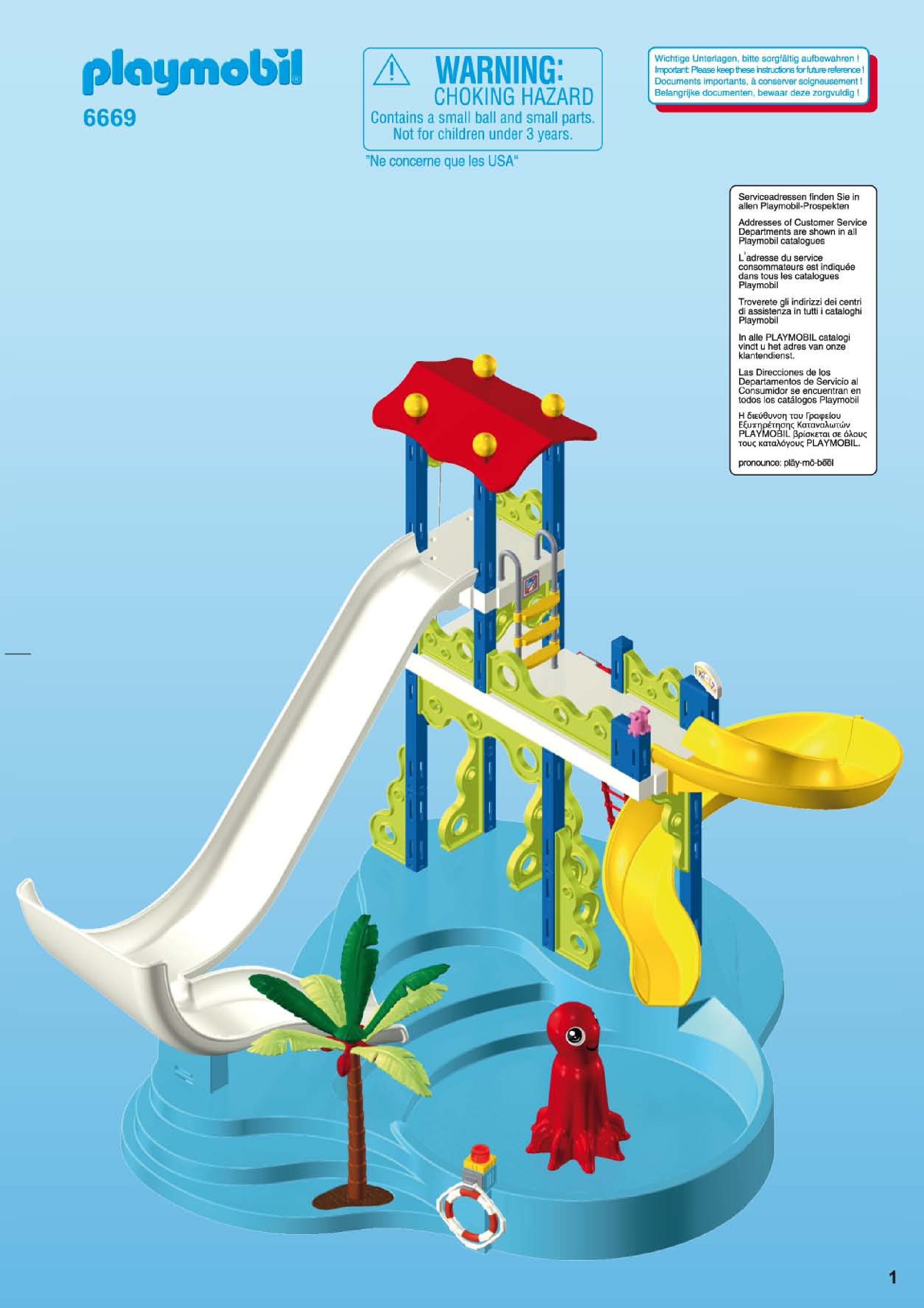 Playmobil 6669 Bedienungsanleitung