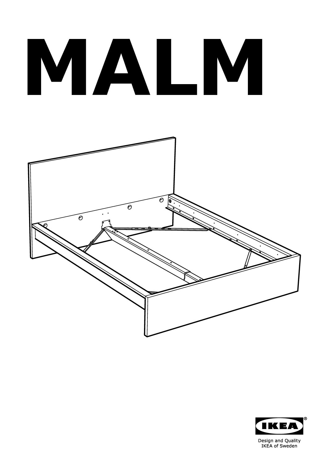 Ikea 402.494.71 MALM bed Seite 12 Bedienungsanleitung
