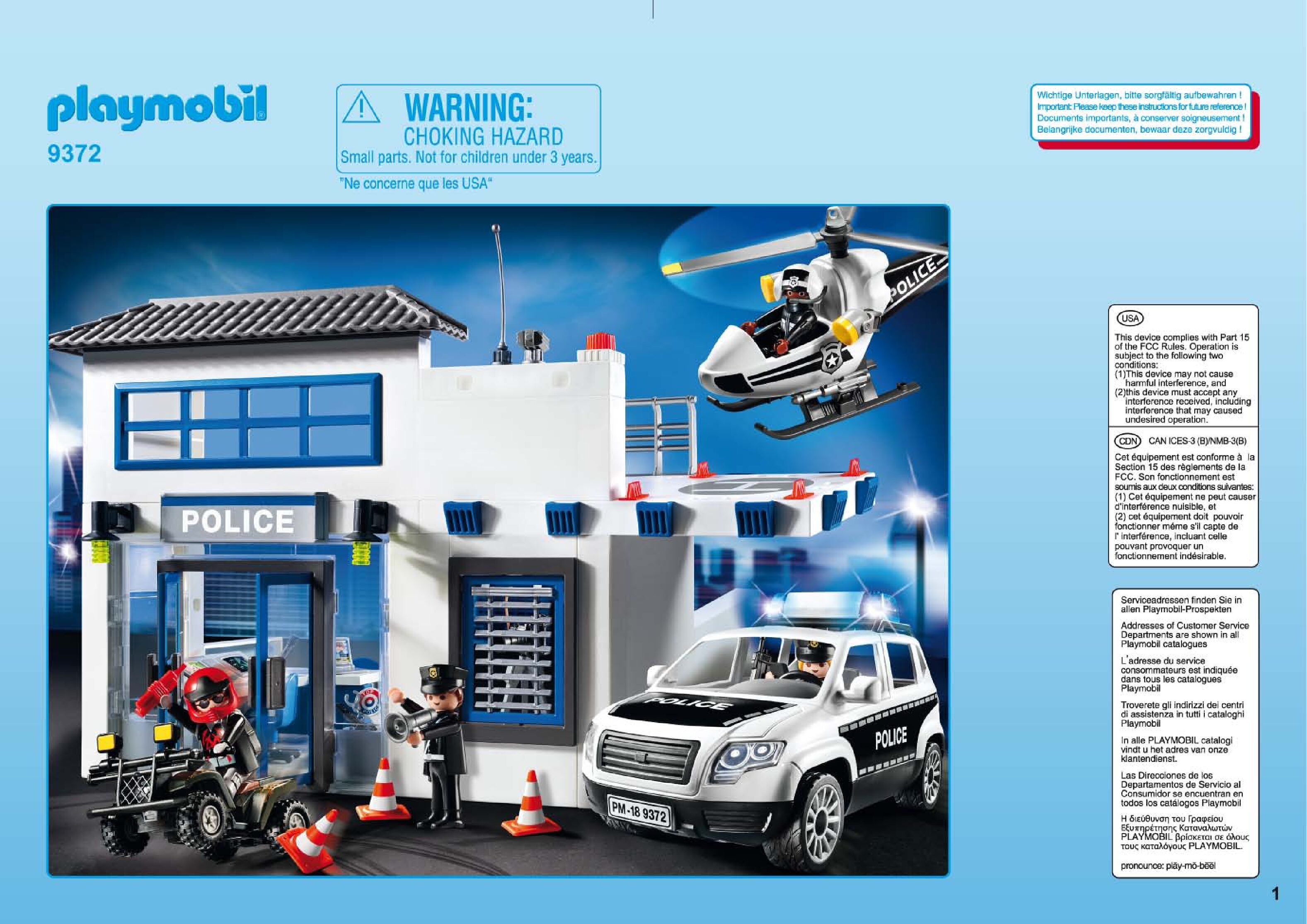 Playmobil 9372 Bedienungsanleitung