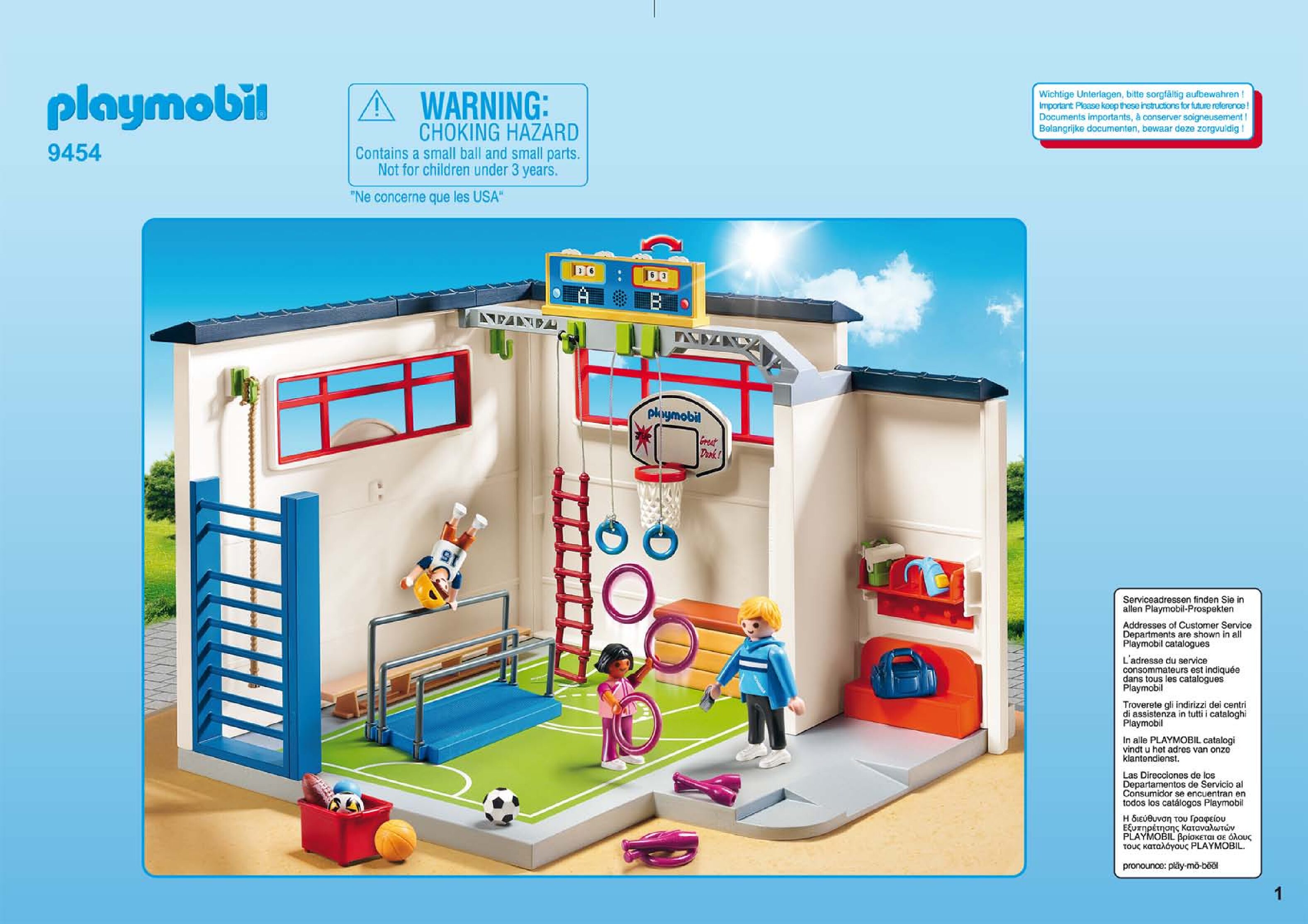 Playmobil 9454 Bedienungsanleitung