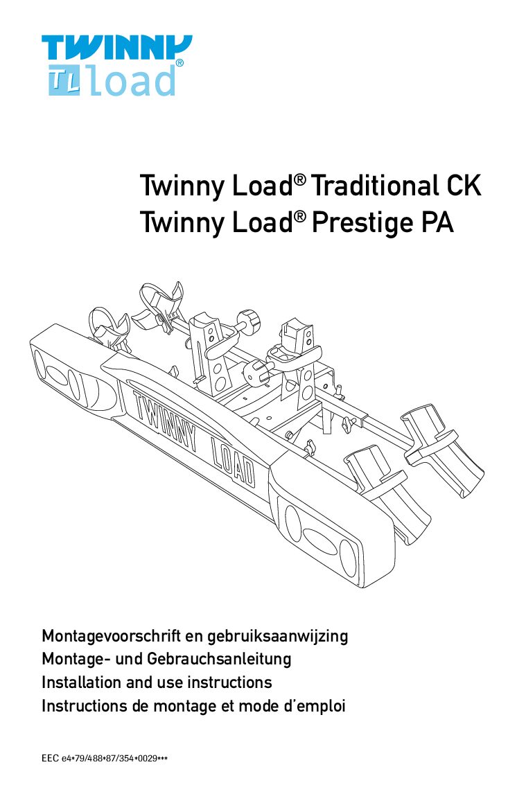 Twinny Load Prestige PA Bedienungsanleitung