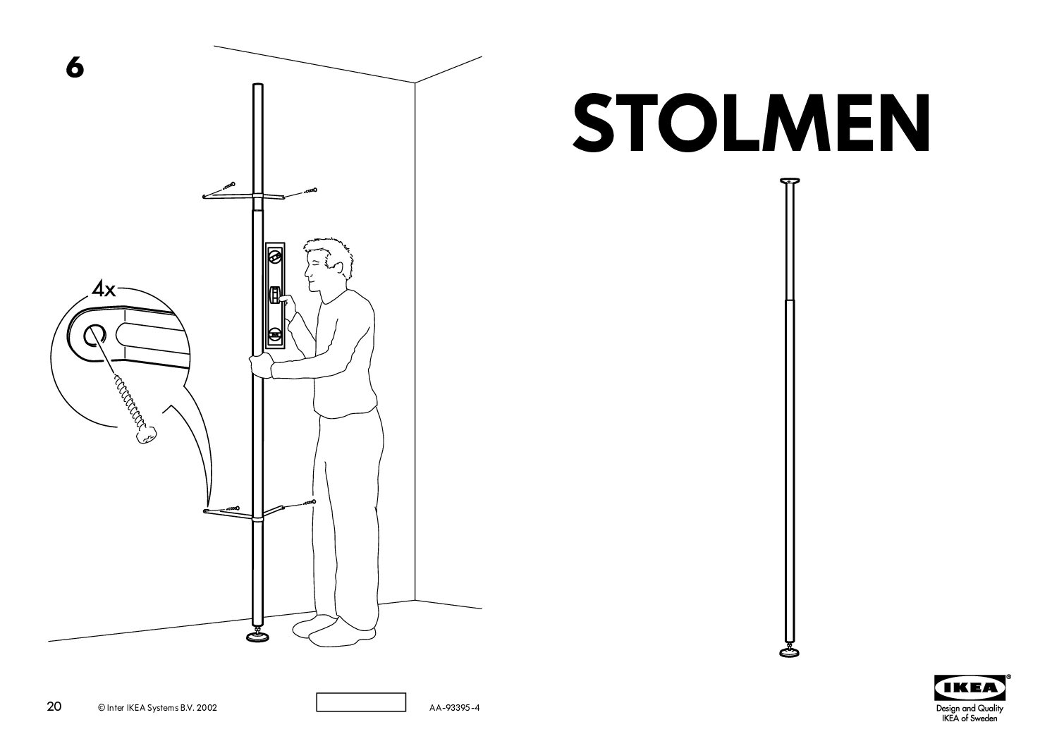 Ikea Stolmen accesoire 2 Bedienungsanleitung