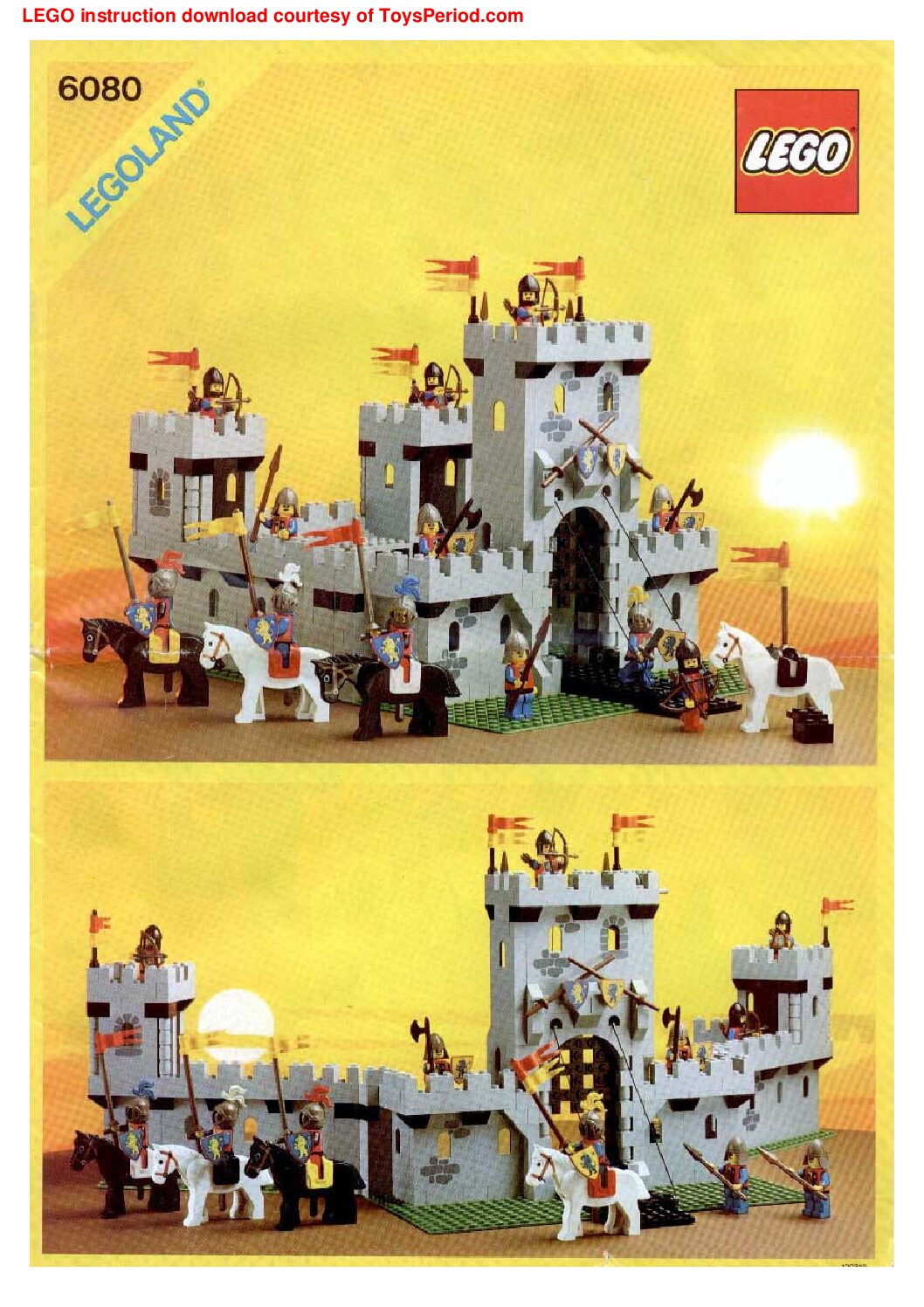 Lego 6080 Kings Castle Bedienungsanleitung