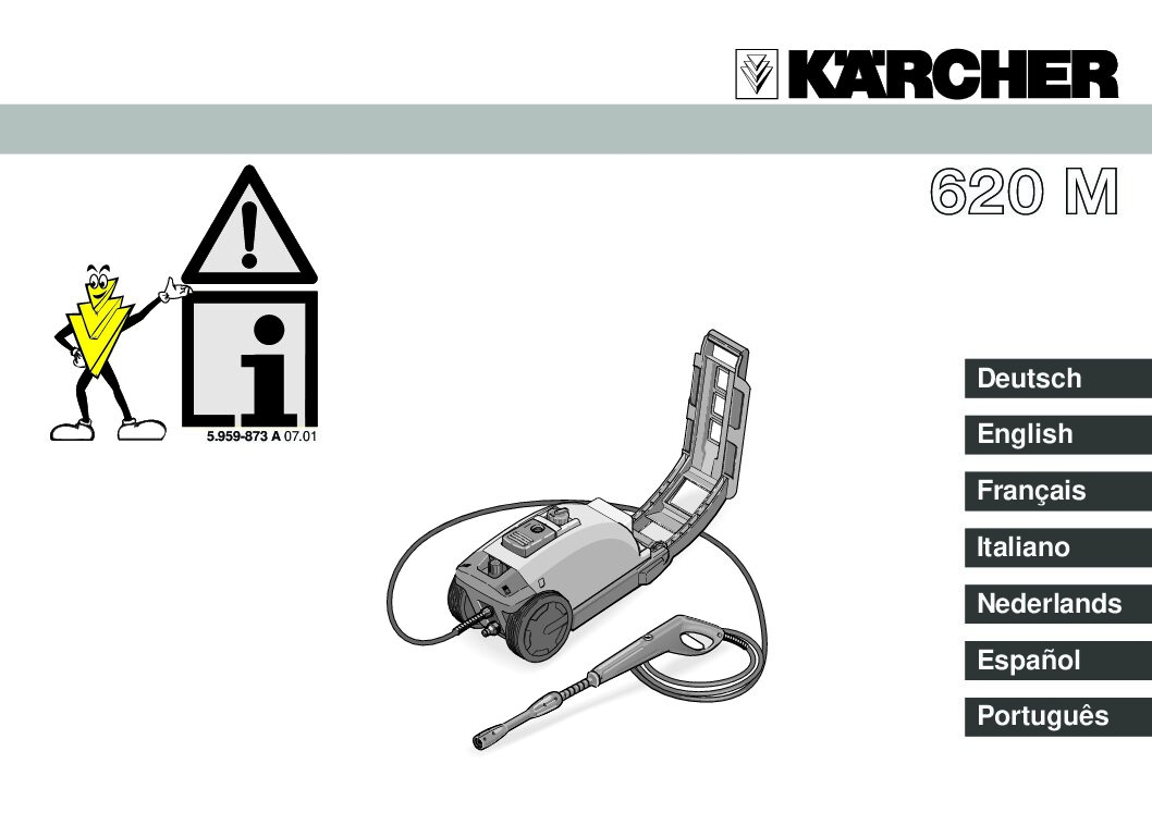 Karcher k 620 m Bedienungsanleitung