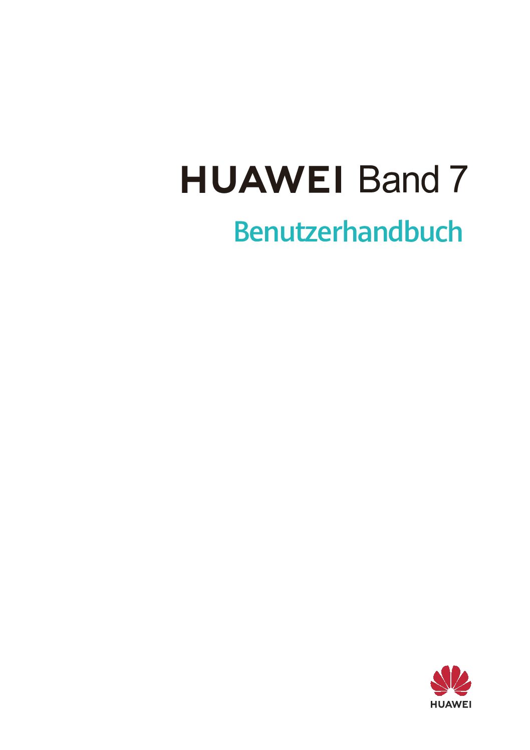 Huawei Band 7 Bedienungsanleitung