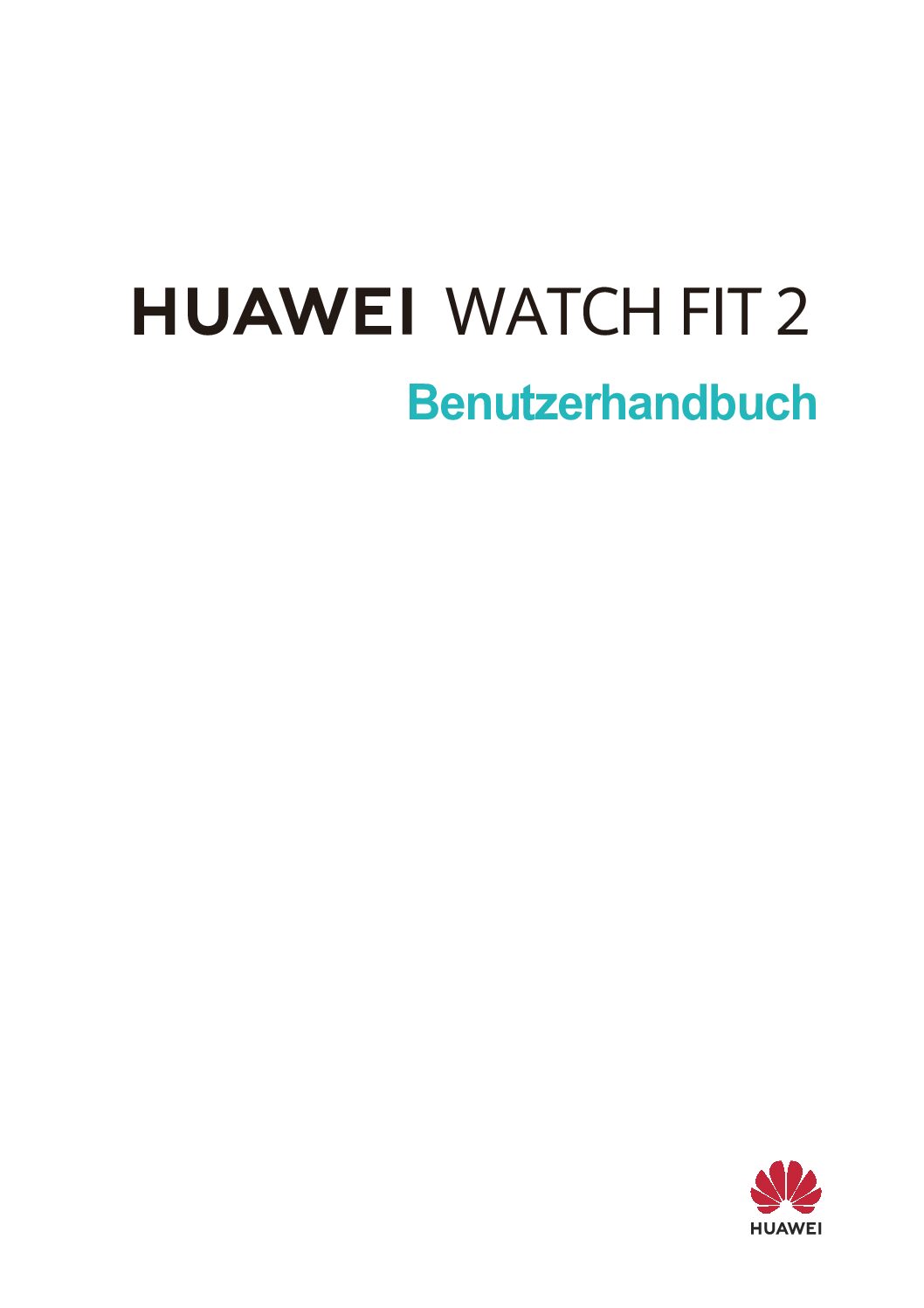 Huawei Watch Fit 2 Bedienungsanleitung