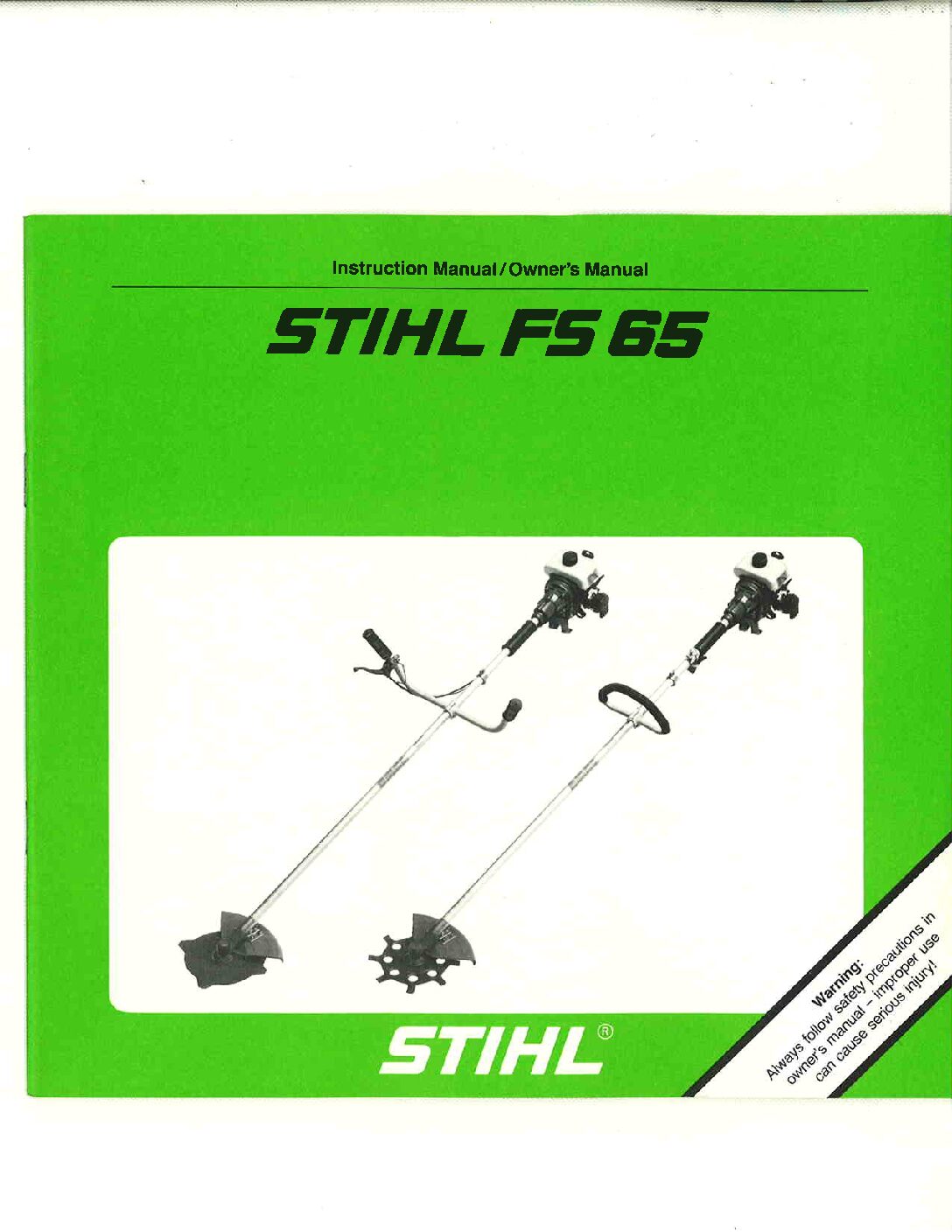 Stihl FS65 Bedienungsanleitung