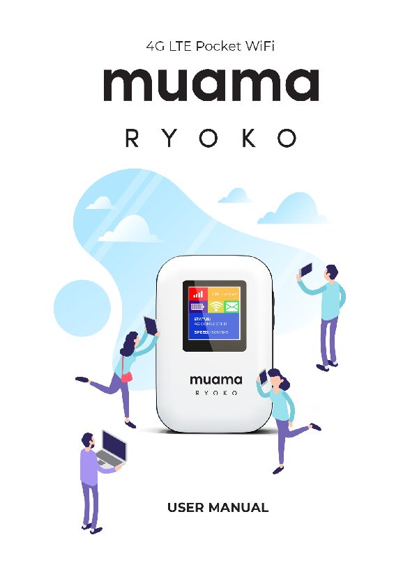 Ryoko Muama - Pocket Wifi Bedienungsanleitung