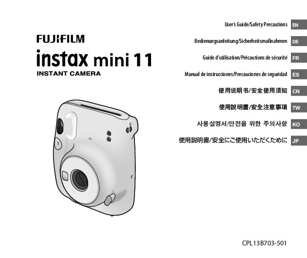 Fujifilm Instax mini 11 Bedienungsanleitung