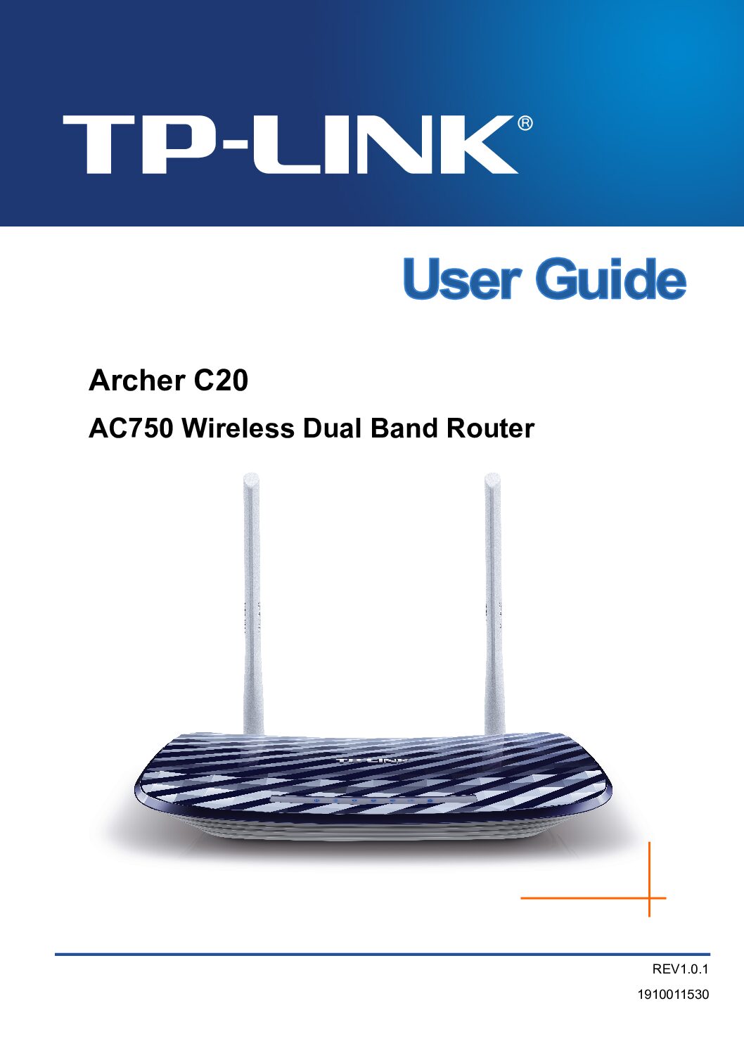 TP-Link Archer C20 AC750 Wireless Dual Band Router