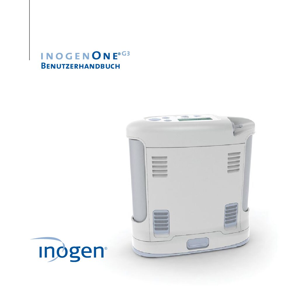 Inogen One G3 Bedienungsanleitung