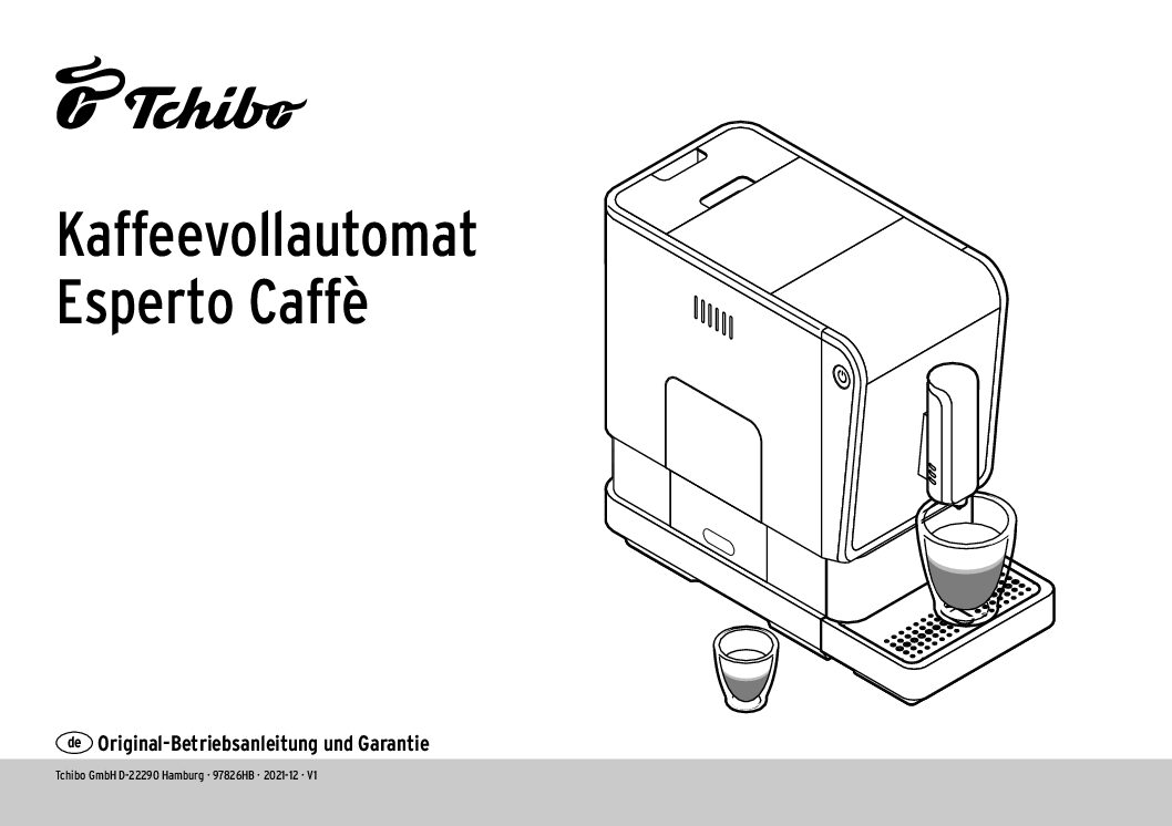 Tchibo Esperto Caffè Bedienungsanleitung