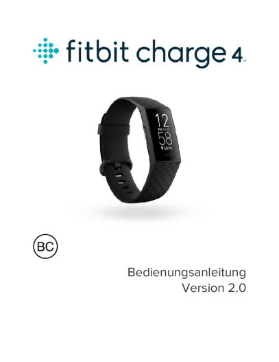 Fitbit Charge 4 Bedienungsanleitung