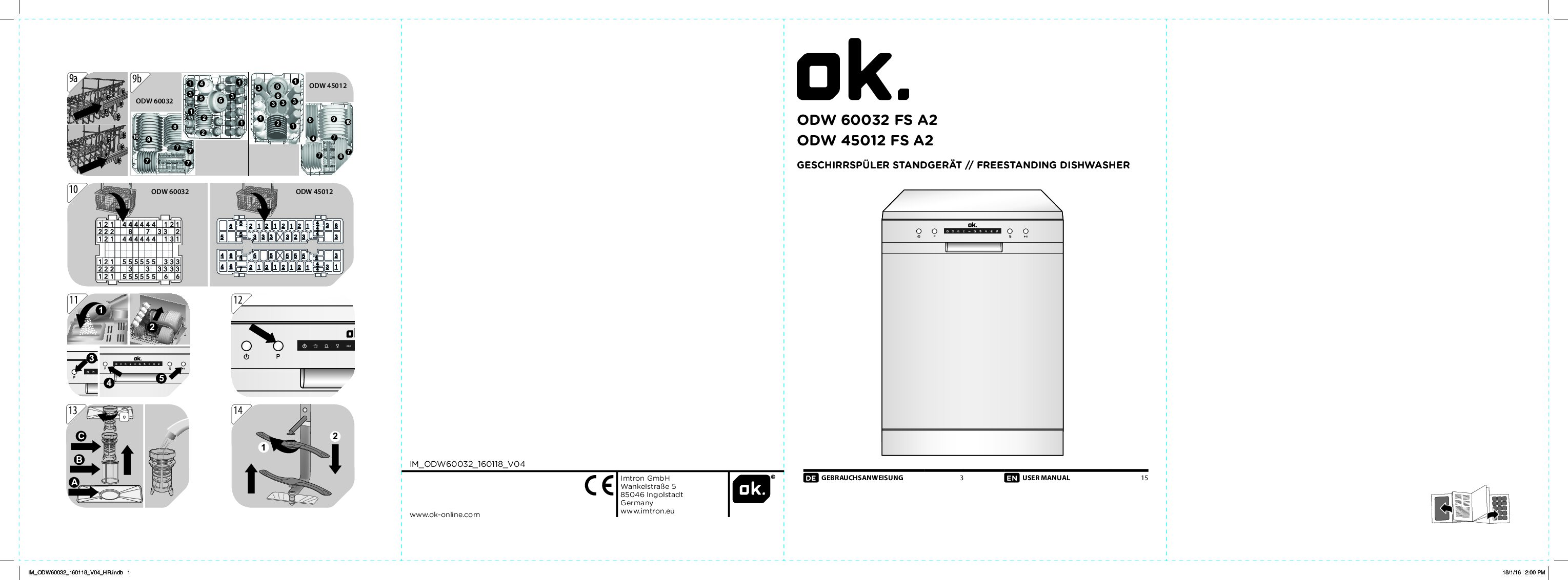 OK ODW 60032 FS A2 Bedienungsanleitung