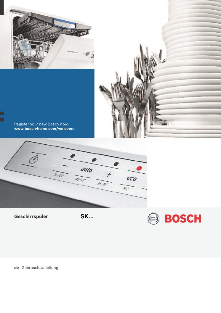 Bosch SKS62E22EU Bedienungsanleitung