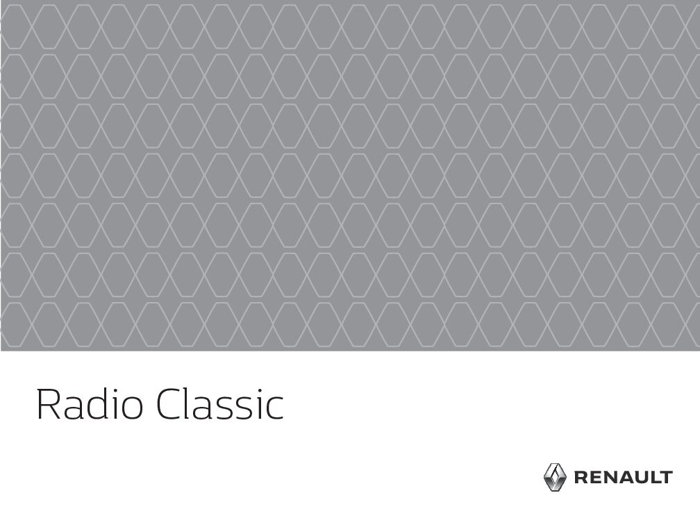 Renault Radio Classic Bedienungsanleitung