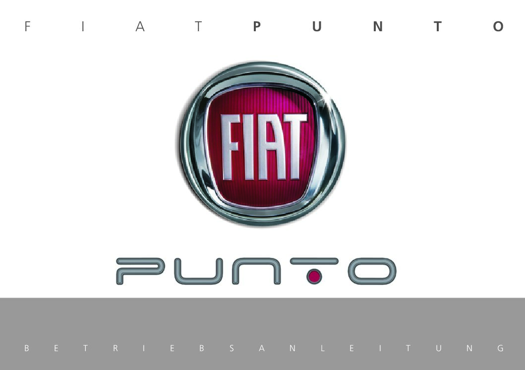 2012 Fiat Punto Bedienungsanleitung