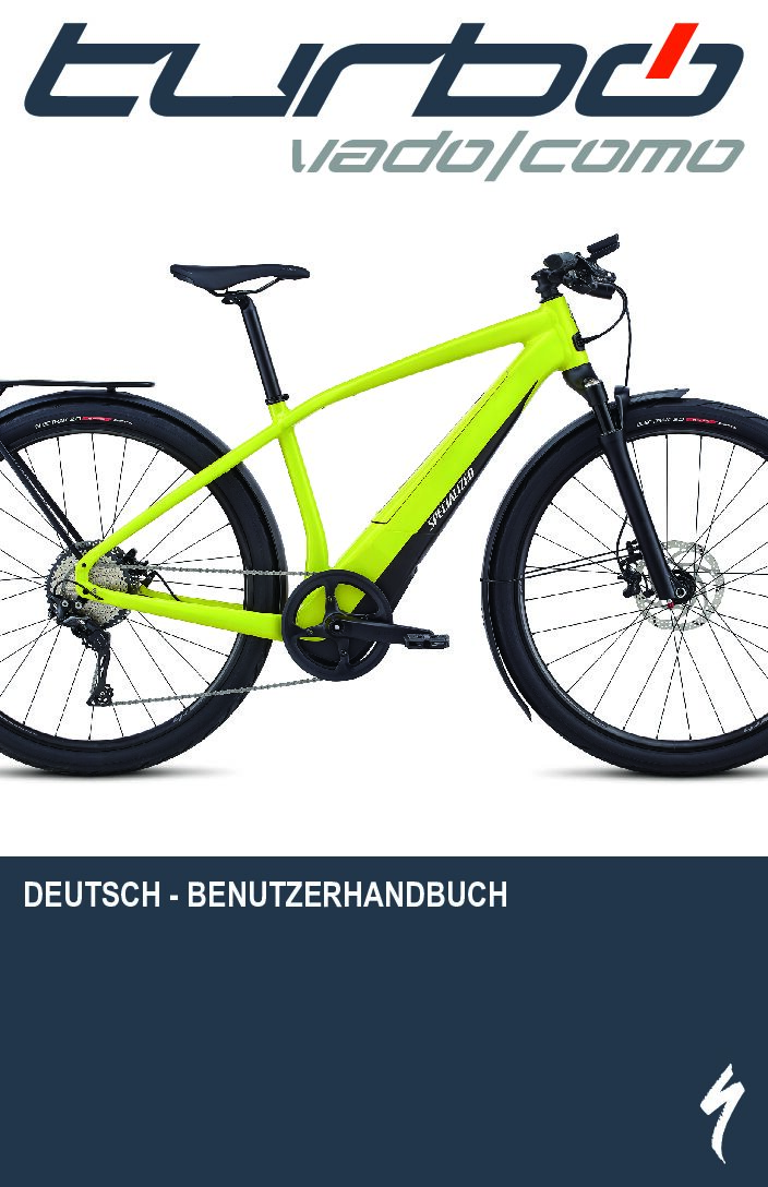 Specialized Turbo Vado Bedienungsanleitung