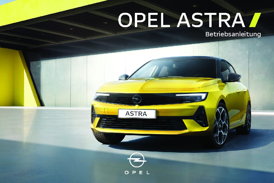 Opel Astra L 2022 Bedienungsanleitung 
