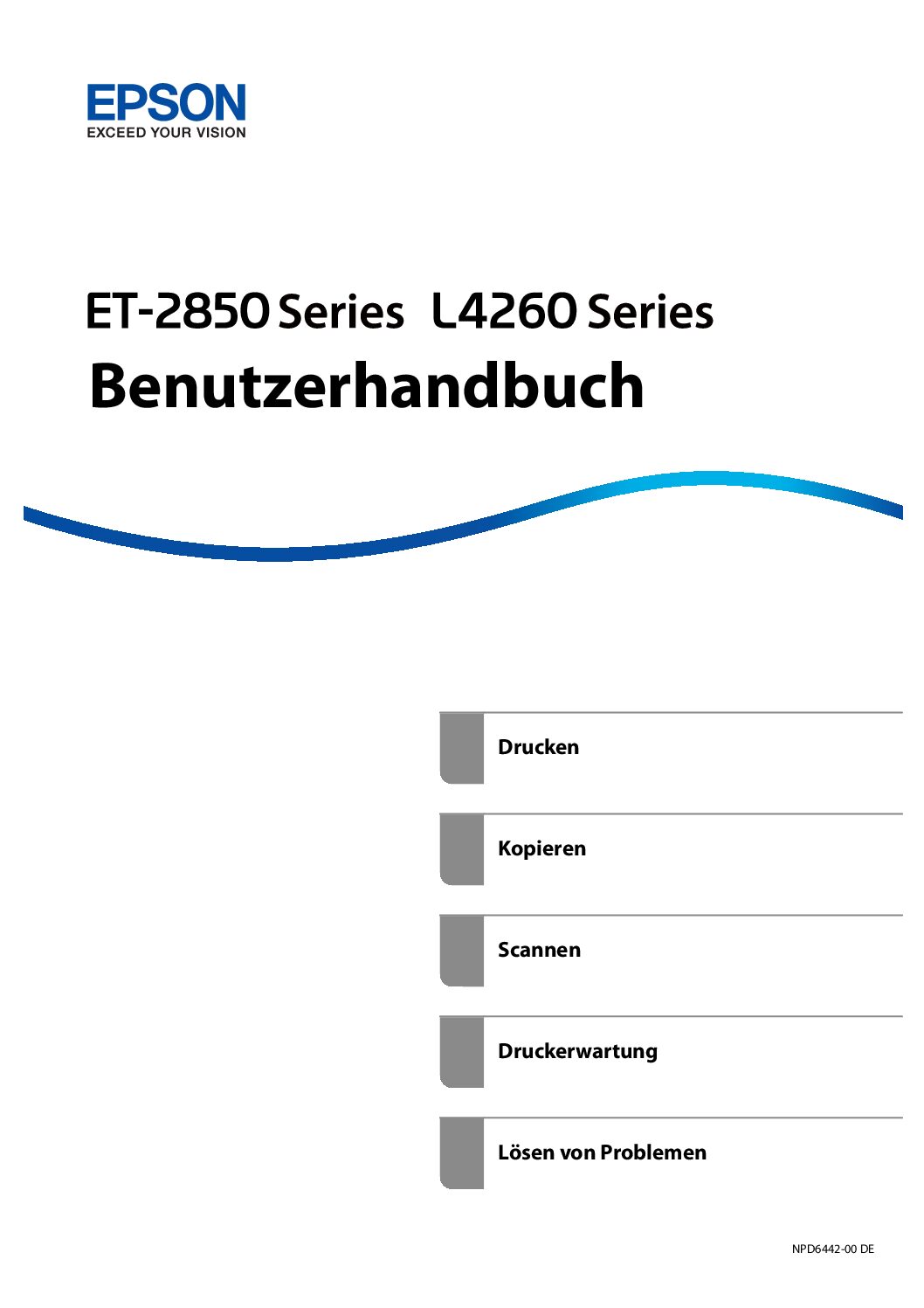 Epson ET-2851 Ecotank Bedienungsanleitung