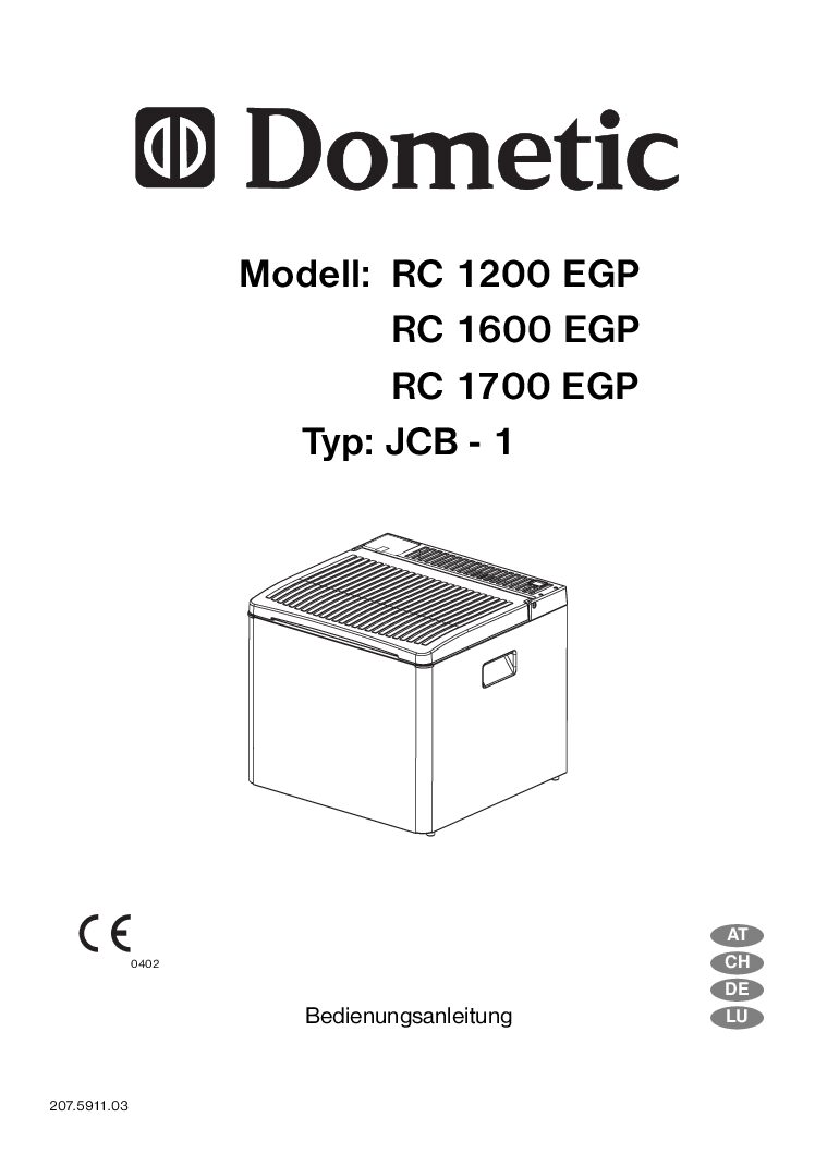 ADometic RC 1200 EGP Bedienungsanleitung  