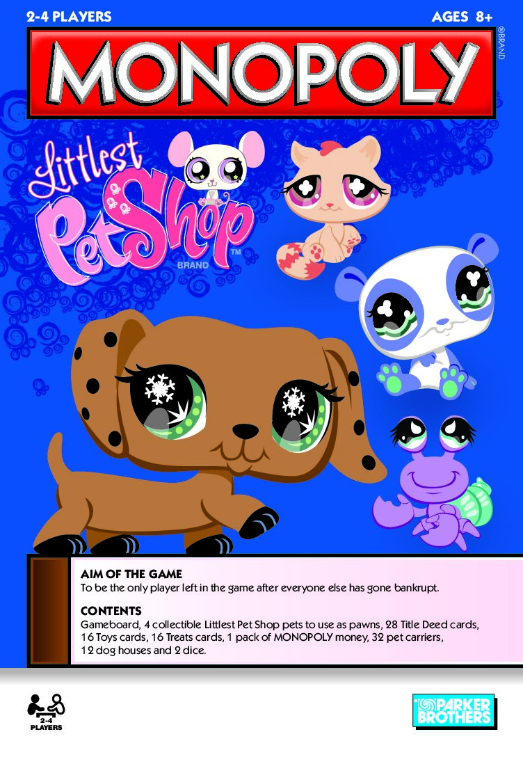 Hasbro 16641 Monopoly Littlest Pet Shop Edition Bedienungsanleitung