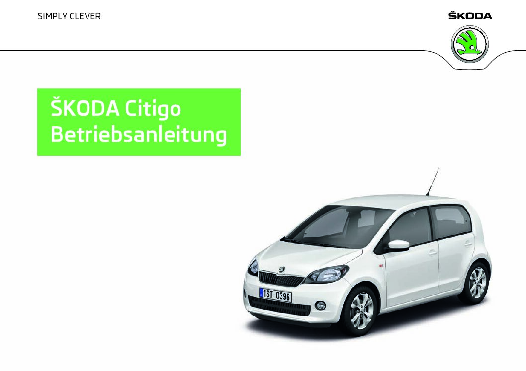 Skoda Citigo Bedienungsanleitung