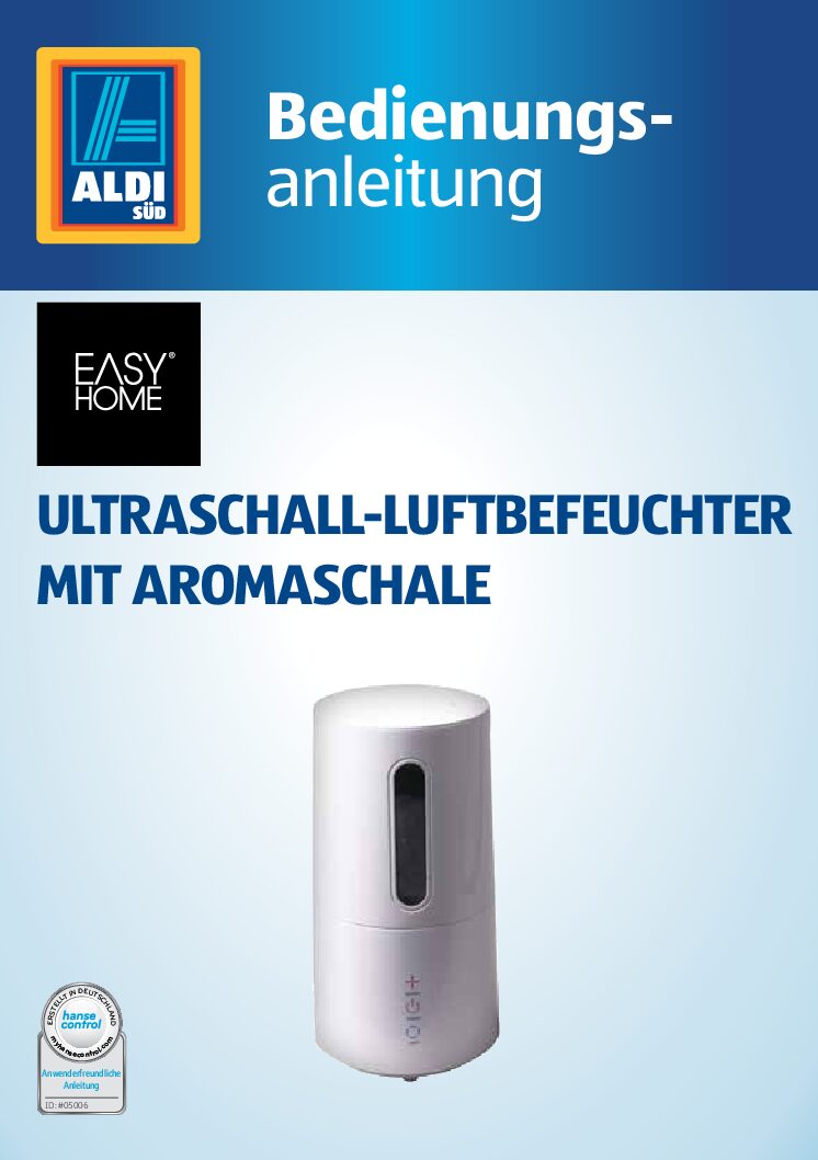 Easy Home HTJ-2099 Bedienungsanleitung 