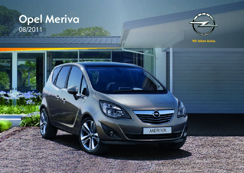 2011 Opel Meriva Bedienungsanleitung
