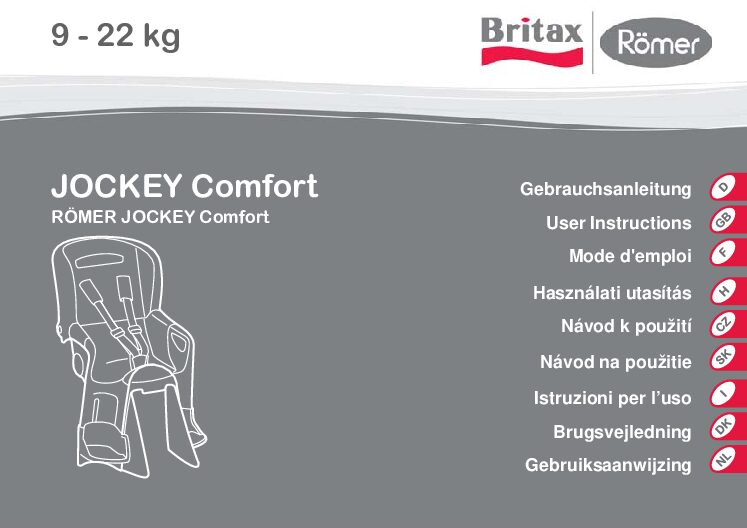 Romer JOCKEY COMFORT Bedienungsanleitung