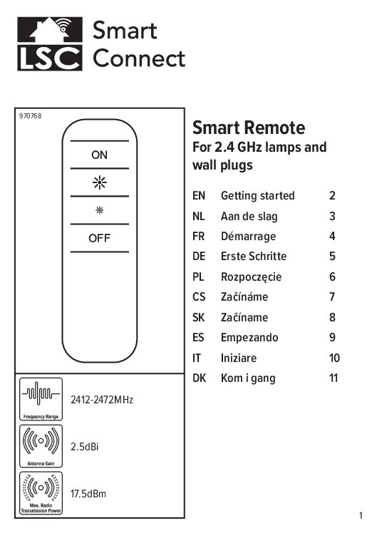 LSC SmartConnect (Action) Smart Remote Bedienungsanleitung