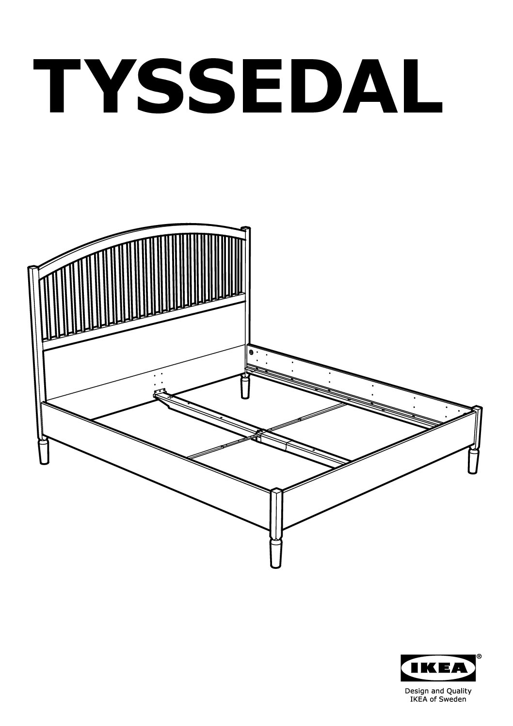 Ikea 902.963.56 TYSSEDAL Bedienungsanleitung